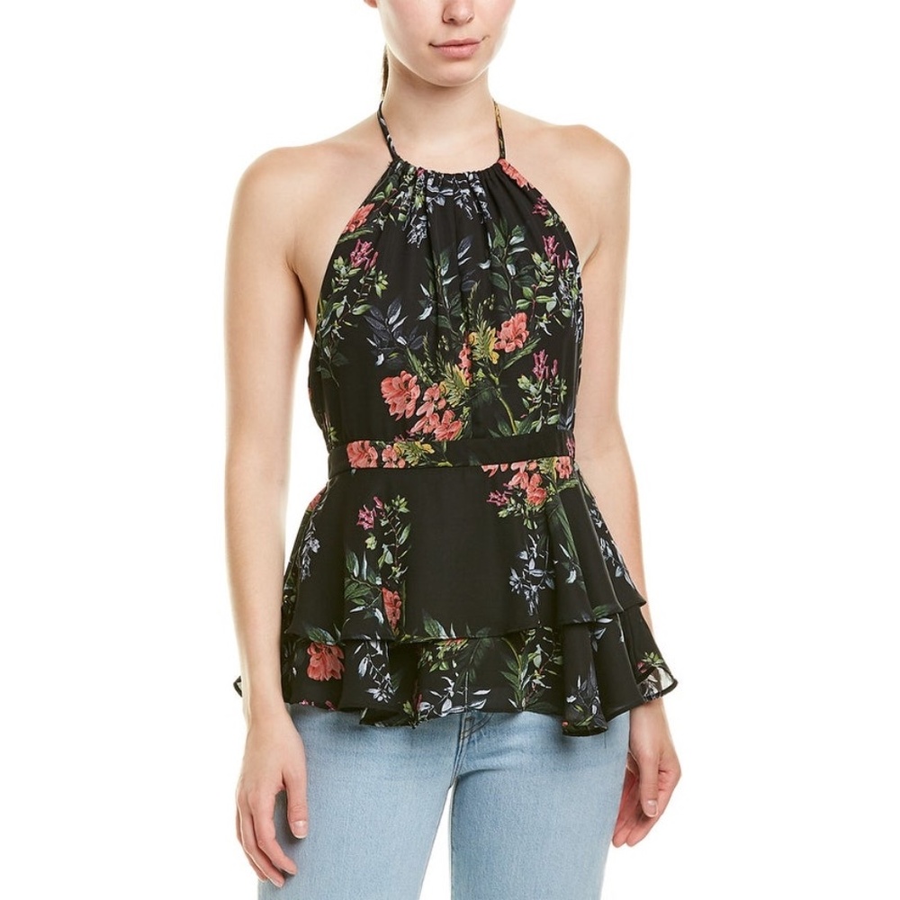 Parker Dark Floral Halter